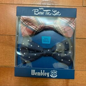 New Wembley 2pk Bow Tie Set